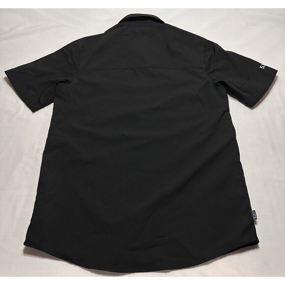 5.11 Tactical DSR Racing Mens Short Sleeve Button Shirt Size Small 5 11 Black - Picture 6 of 12